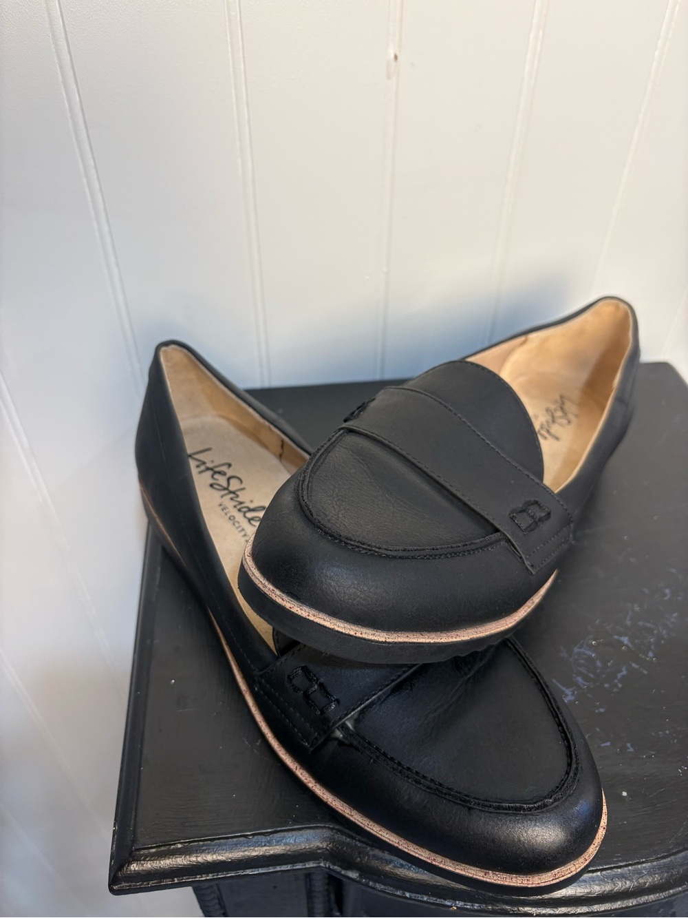 LifeStride Velocity 2.0 Black Comfort Loafers Flats Women’s 8.5 Wide Workwear - Picture 3 of 7